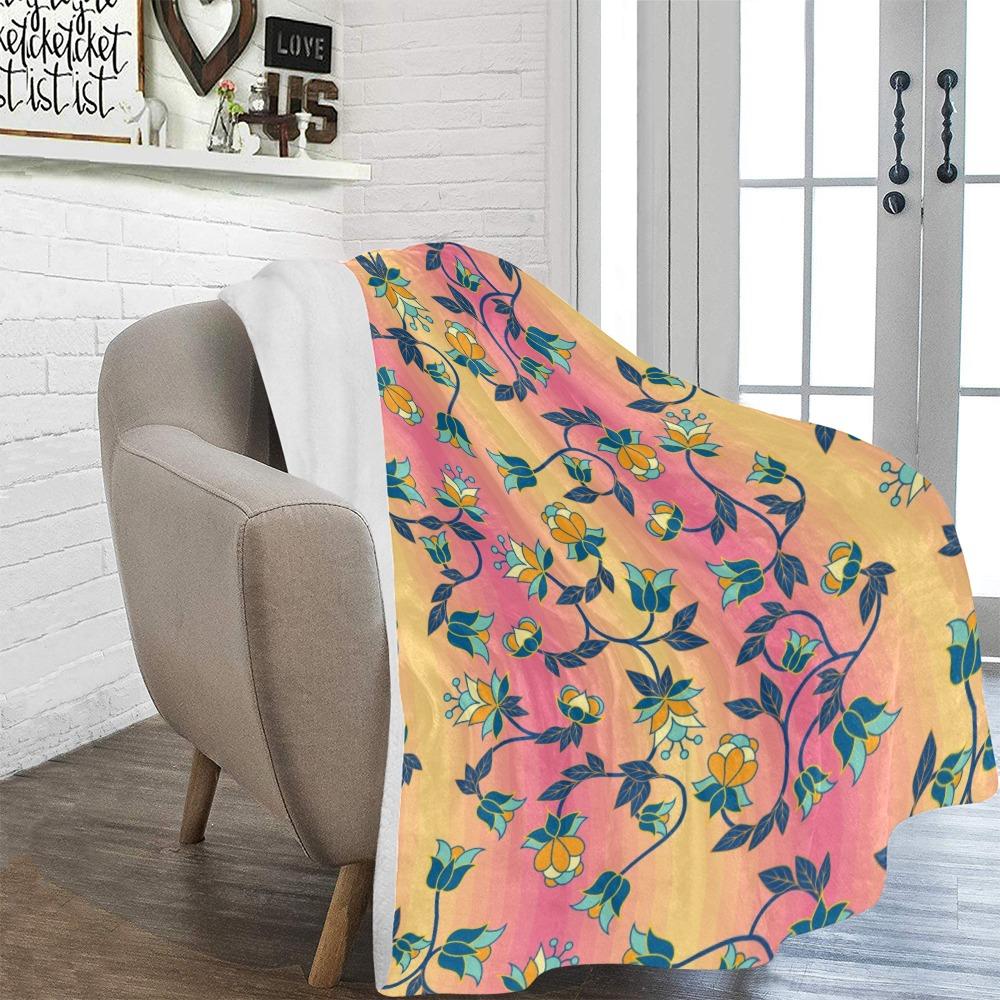 Orange Days Ultra-Soft Micro Fleece Blanket 60"x80" Ultra-Soft Blanket 60''x80'' e-joyer
