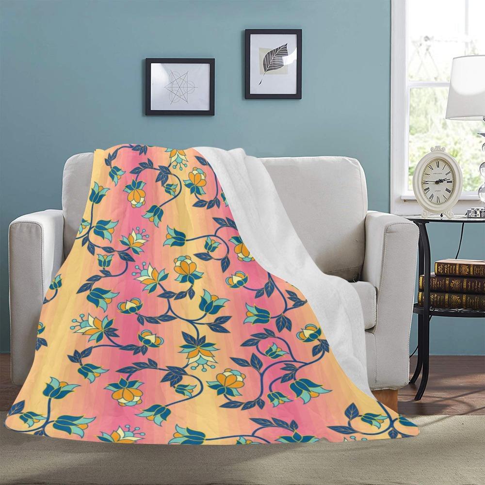 Orange Days Ultra-Soft Micro Fleece Blanket 60"x80" Ultra-Soft Blanket 60''x80'' e-joyer