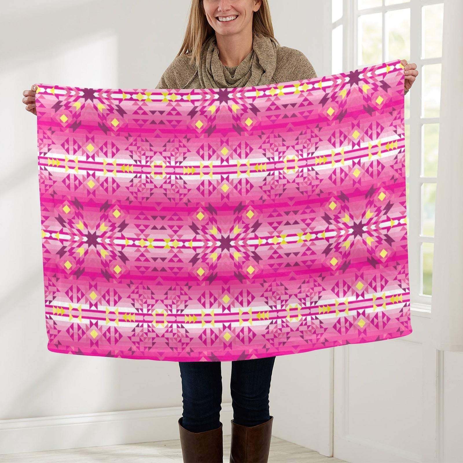 Pink Star Baby Blanket 30"x40" Baby Blanket 30"x40" e-joyer
