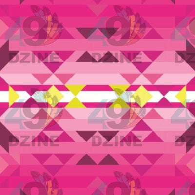 Pink Star Satin Fabric 49DzineStore