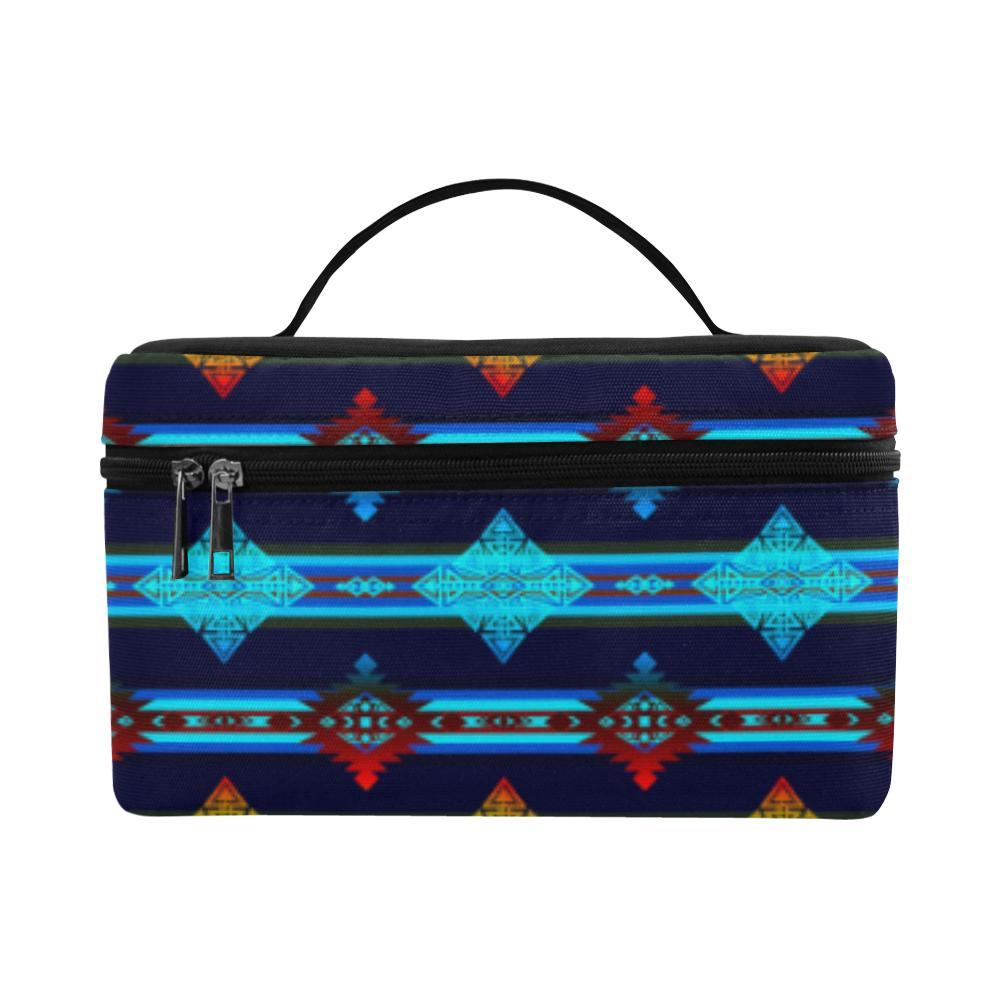 Plateau Night Cosmetic Bag/Large (Model 1658) Cosmetic Bag e-joyer