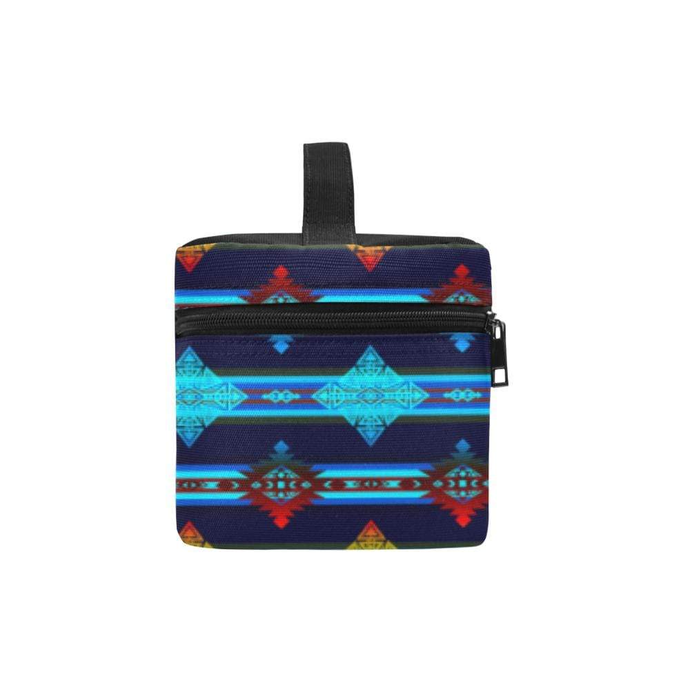 Plateau Night Cosmetic Bag/Large (Model 1658) Cosmetic Bag e-joyer