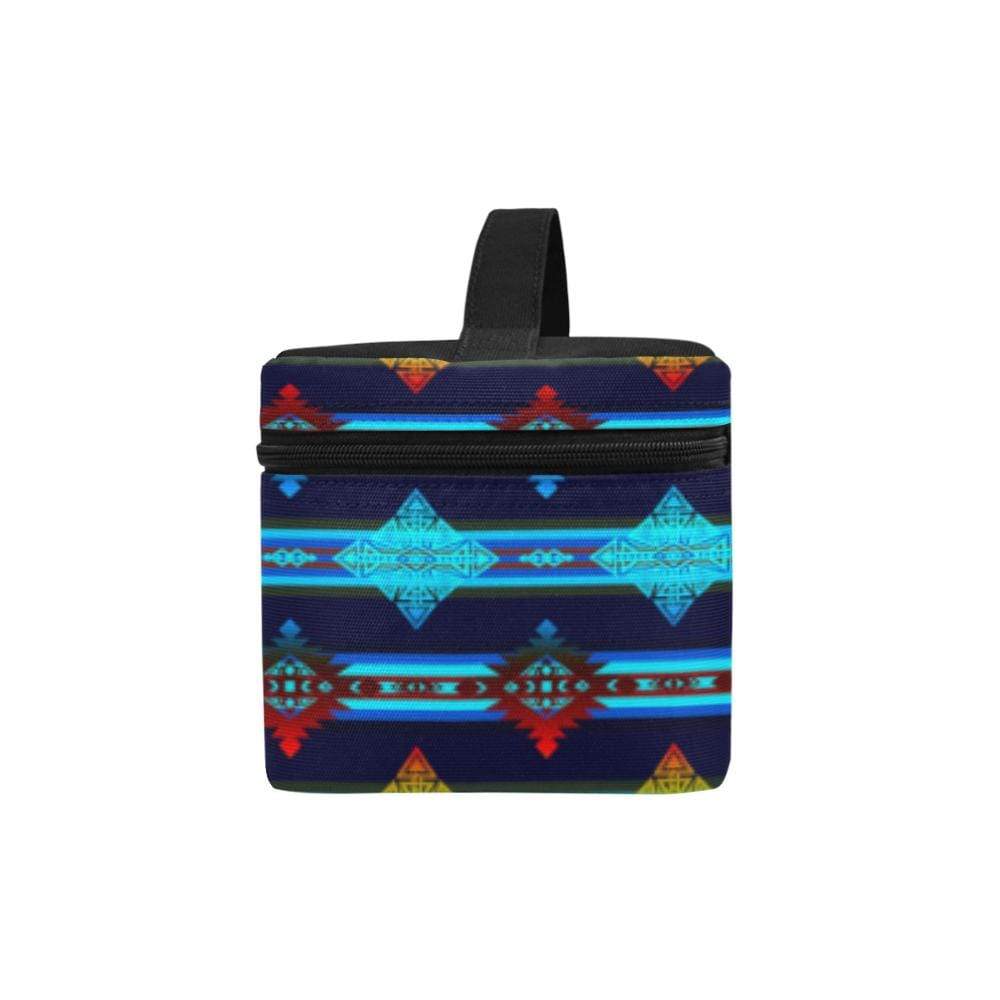 Plateau Night Cosmetic Bag/Large (Model 1658) Cosmetic Bag e-joyer