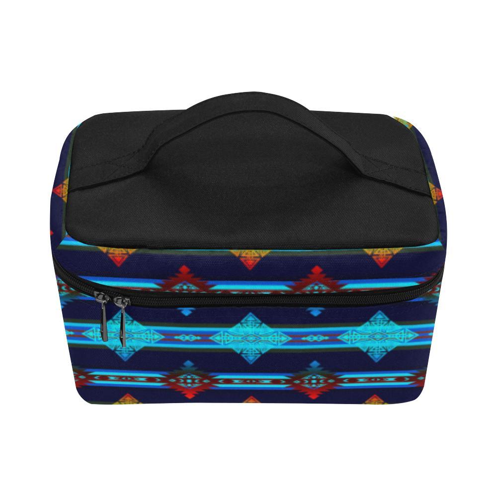 Plateau Night Cosmetic Bag/Large (Model 1658) Cosmetic Bag e-joyer