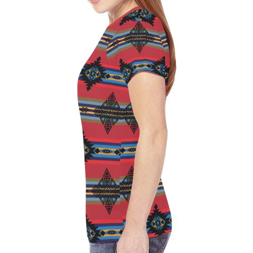 Plateau Ride New All Over Print T-shirt for Women (Model T45) New All Over Print T-shirt for Women (T45) e-joyer