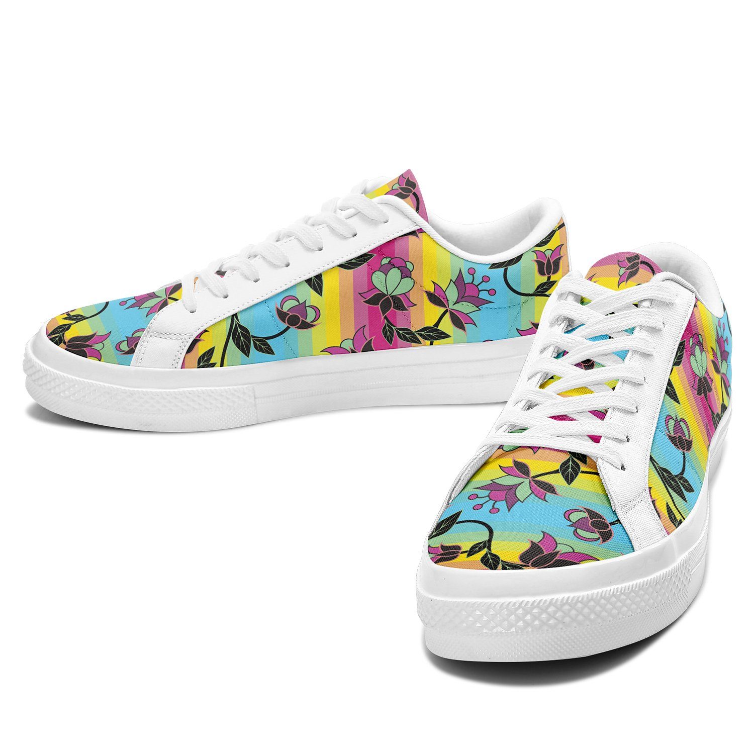 Powwow Carnival Aapisi Low Top Canvas Shoes White Sole aapisi Herman