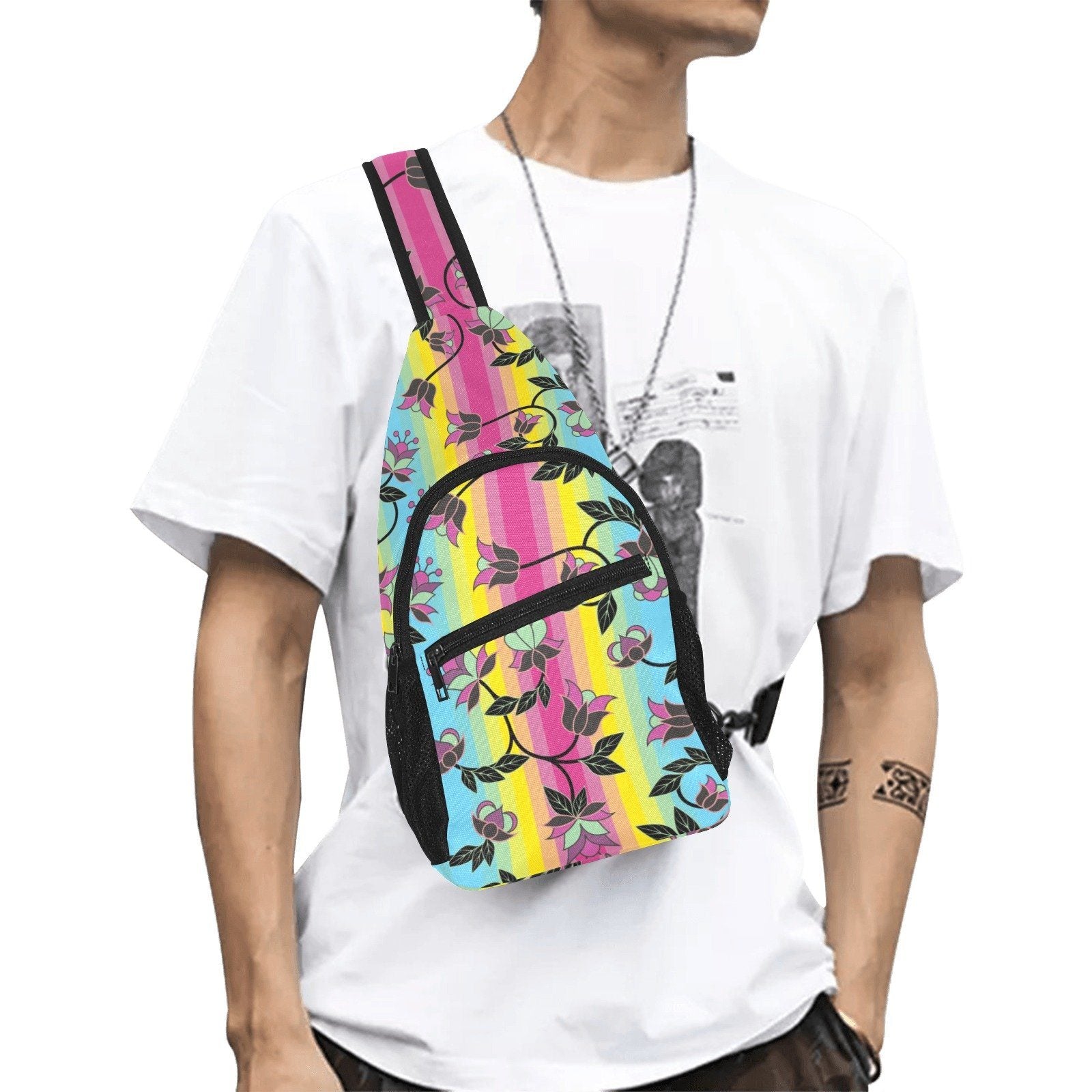 Powwow Carnival All Over Print Chest Bag (Model 1719) All Over Print Chest Bag (1719) e-joyer