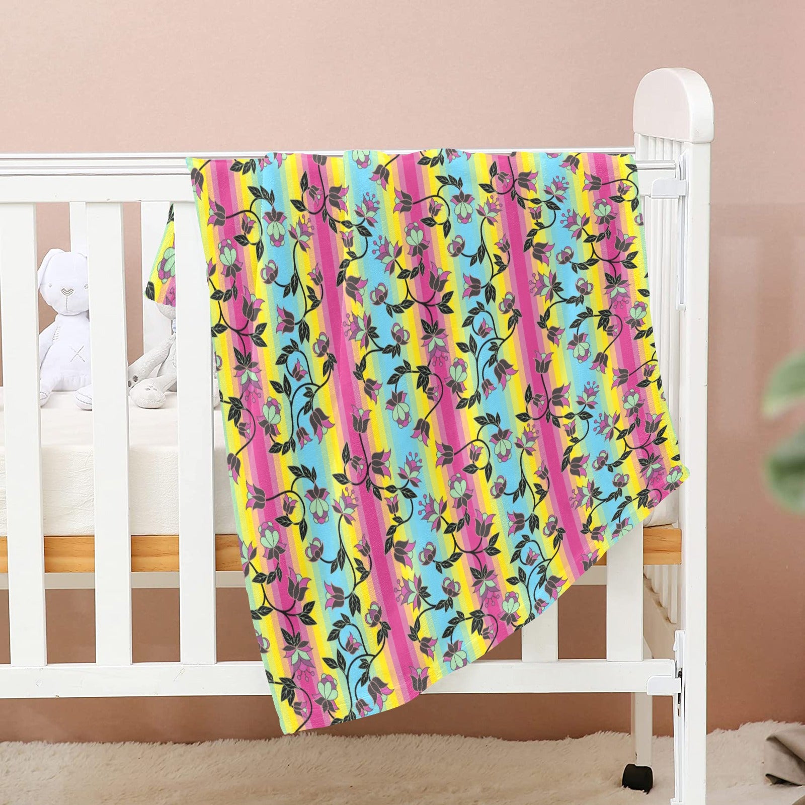 Powwow Carnival Baby Blanket 30"x40" Baby Blanket 30"x40" e-joyer