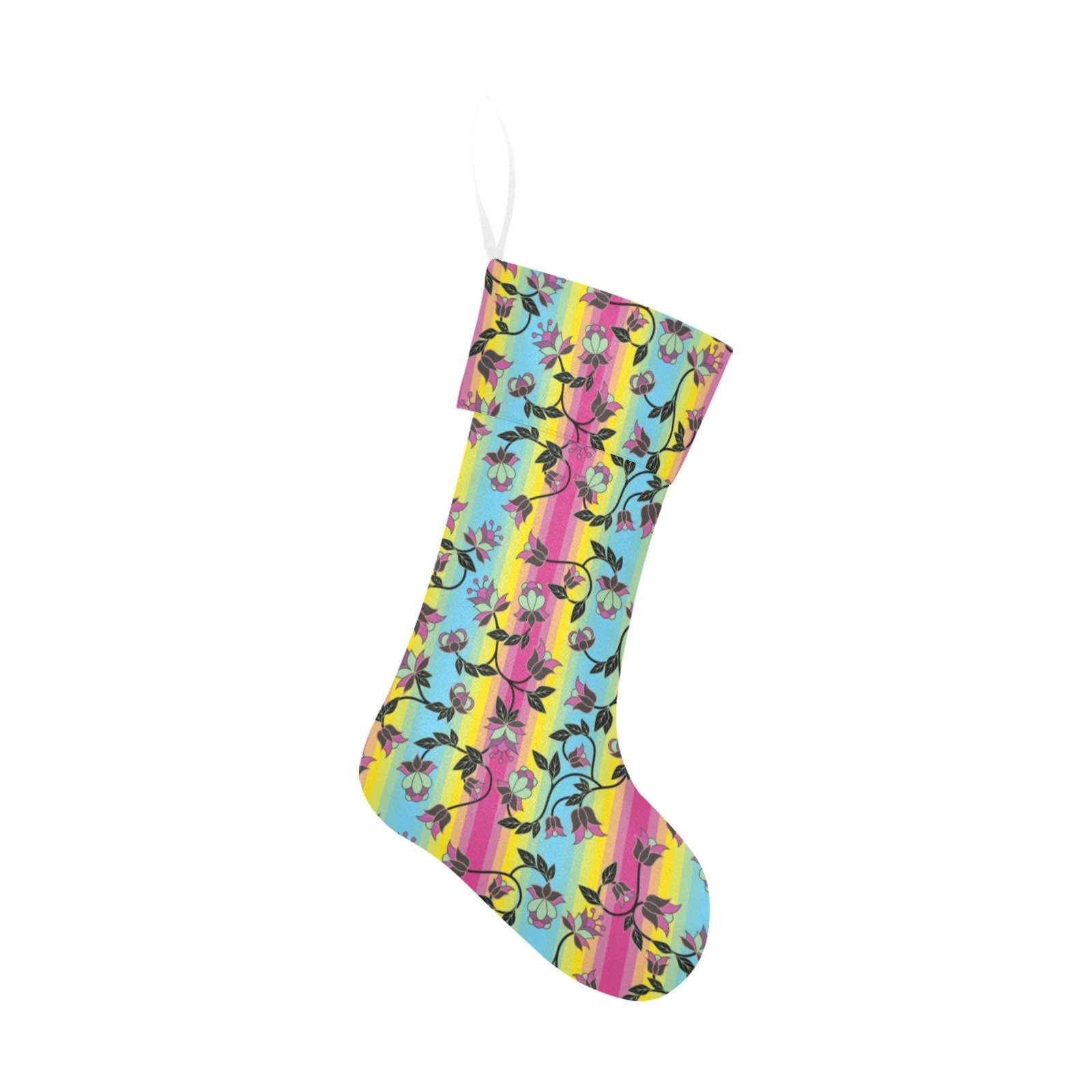 Powwow Carnival Christmas Stocking holiday stocking e-joyer
