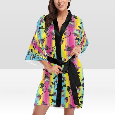Powwow Carnival Kimono Robe Artsadd