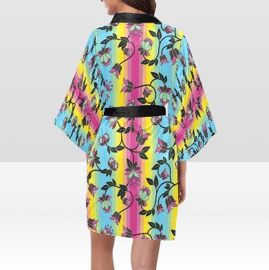 Powwow Carnival Kimono Robe Artsadd