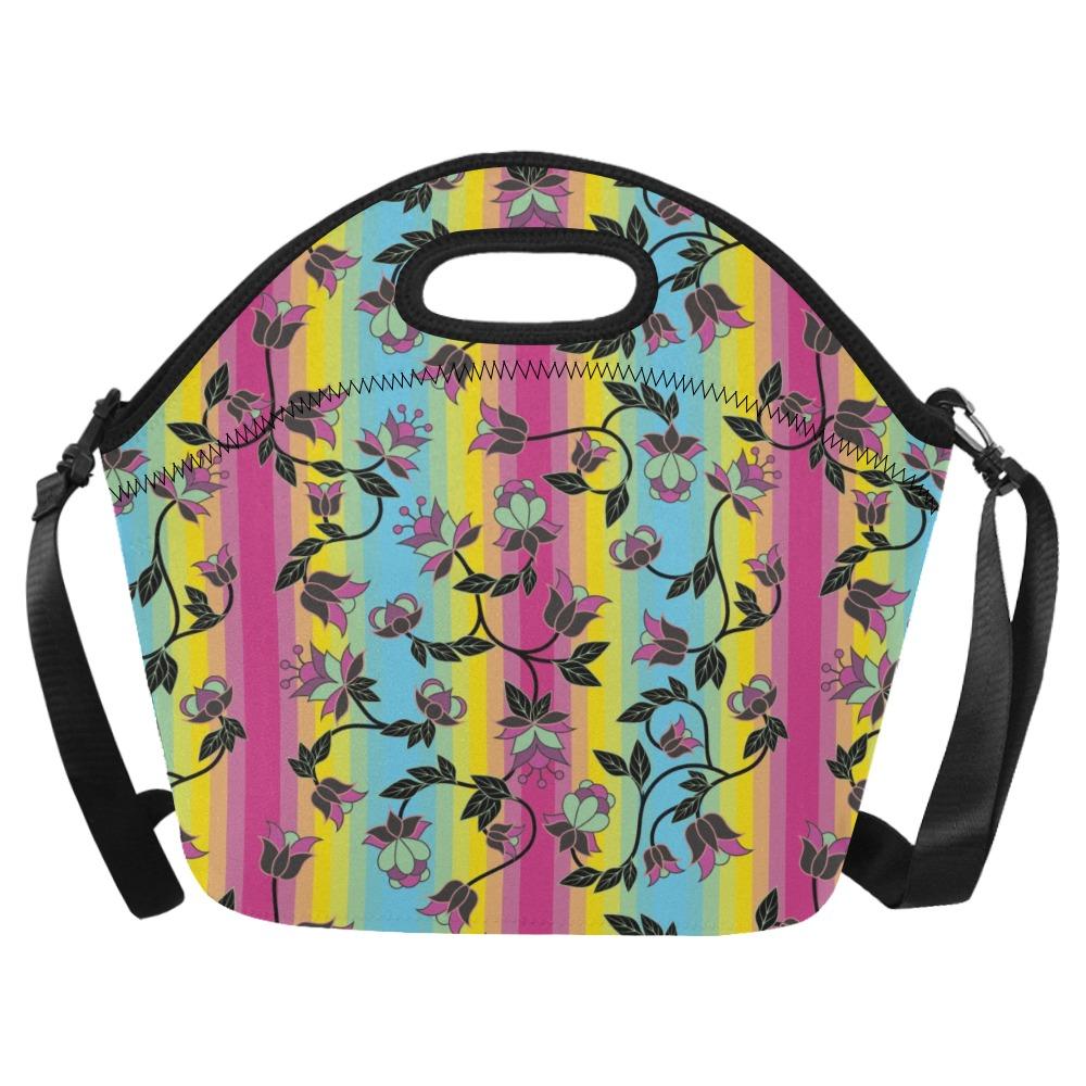 Powwow Carnival Neoprene Lunch Bag/Large (Model 1669) bag e-joyer