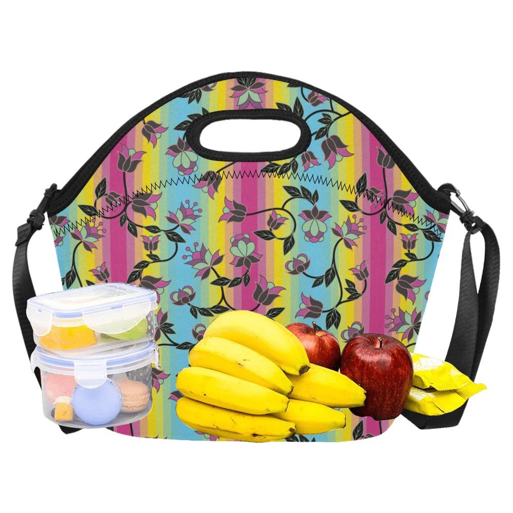 Powwow Carnival Neoprene Lunch Bag/Large (Model 1669) bag e-joyer