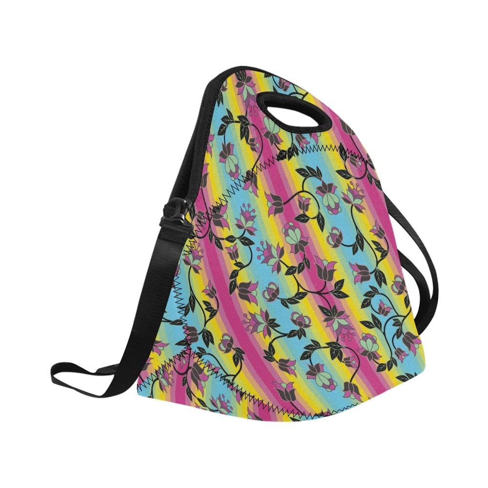 Powwow Carnival Neoprene Lunch Bag/Large (Model 1669) bag e-joyer