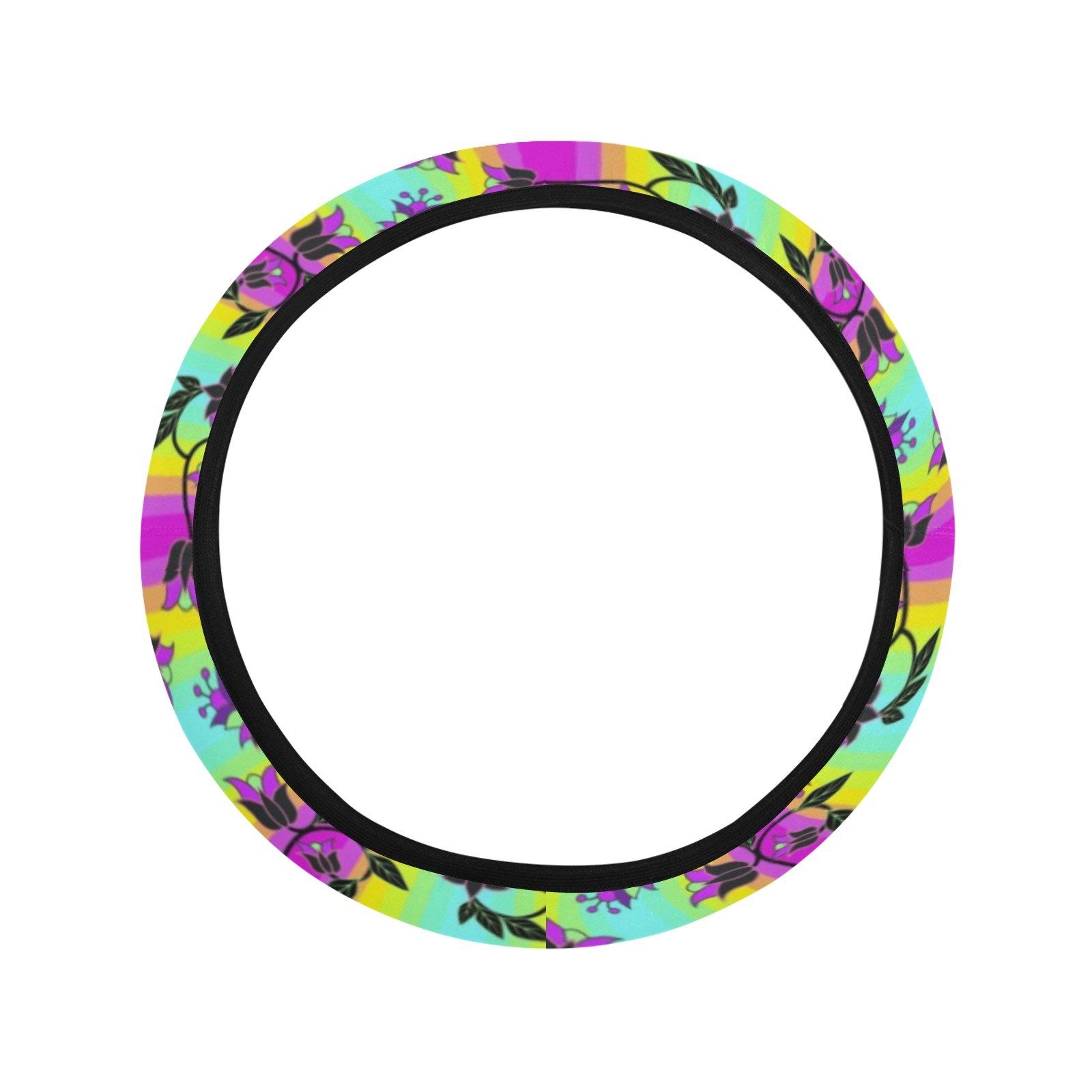 Powwow Carnival Steering Wheel Cover with Elastic Edge Steering Wheel Cover with Elastic Edge e-joyer
