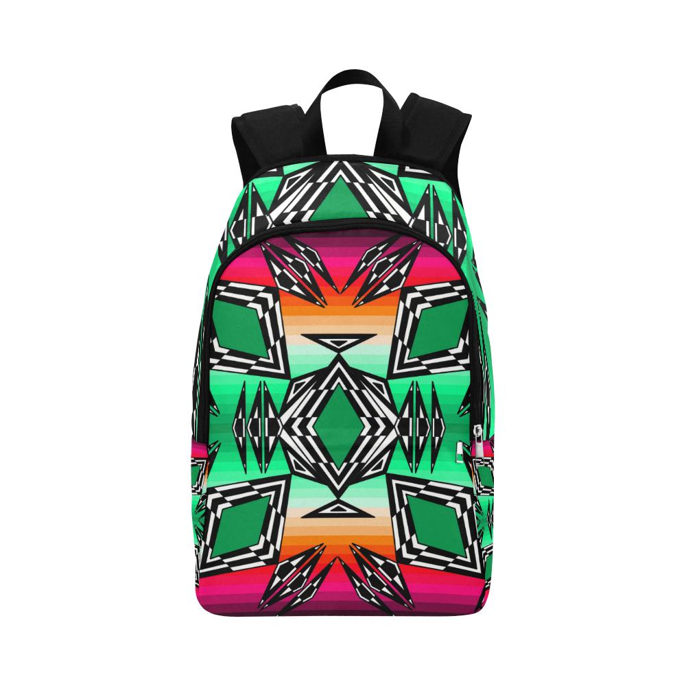 Prairie Fire Deep Lake Fabric Adult Backpack (Model 1659) Casual Backpack for Adult (1659) e-joyer