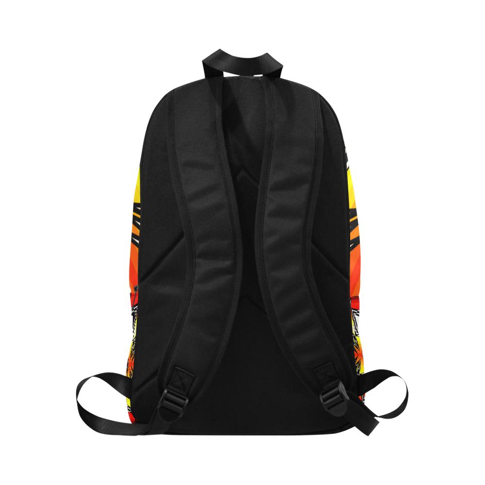 Prairie Fire Medicine Wheel Fabric Adult Backpack (Model 1659) Casual Backpack for Adult (1659) e-joyer