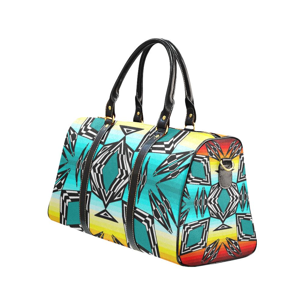 Prairie Fire New Waterproof Travel Bag/Small (Model 1639) Waterproof Travel Bags (1639) e-joyer