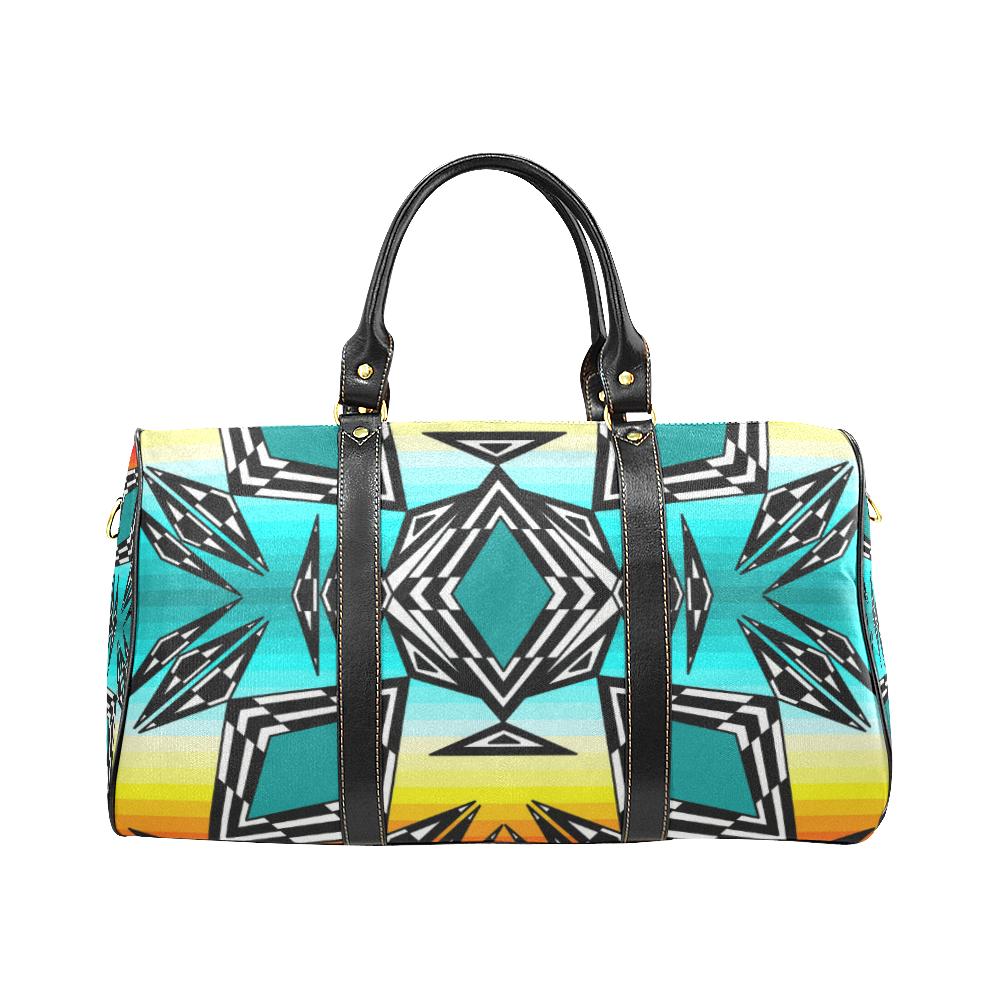 Prairie Fire New Waterproof Travel Bag/Small (Model 1639) Waterproof Travel Bags (1639) e-joyer