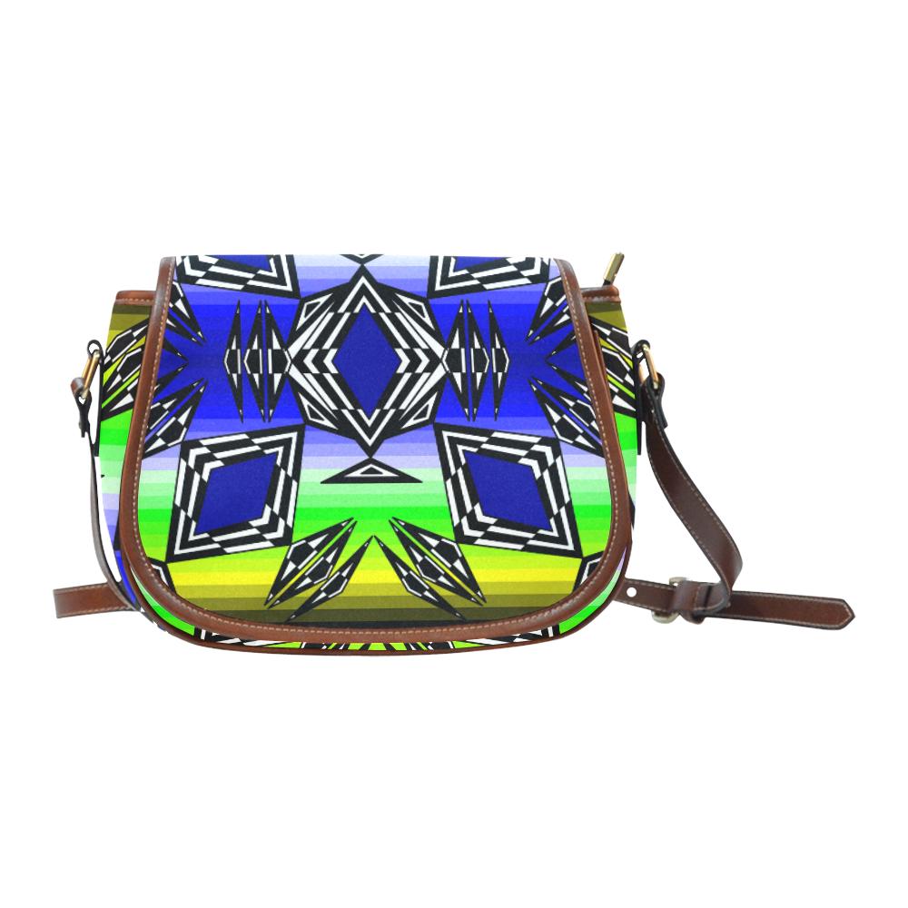 Prairie Fire Spring Saddle Bag/Large (Model 1649) Saddle Bag/Large e-joyer