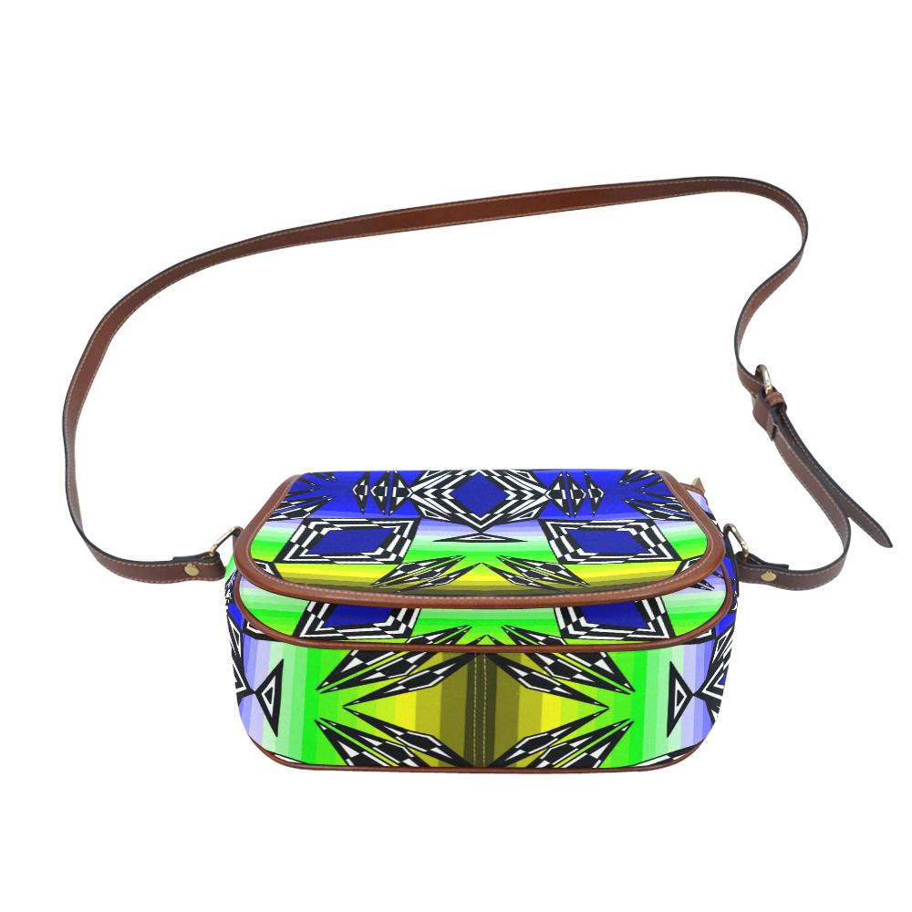 Prairie Fire Spring Saddle Bag/Large (Model 1649) Saddle Bag/Large e-joyer