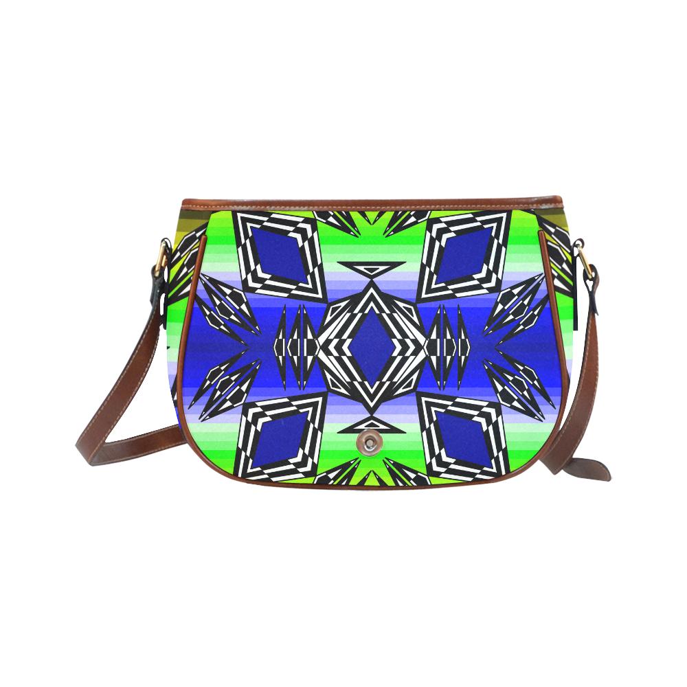 Prairie Fire Spring Saddle Bag/Large (Model 1649) Saddle Bag/Large e-joyer