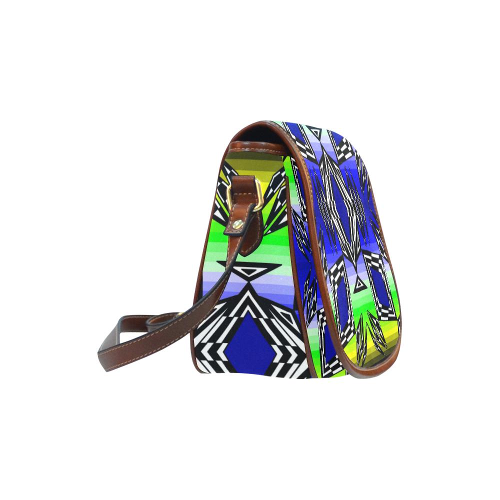 Prairie Fire Spring Saddle Bag/Large (Model 1649) Saddle Bag/Large e-joyer