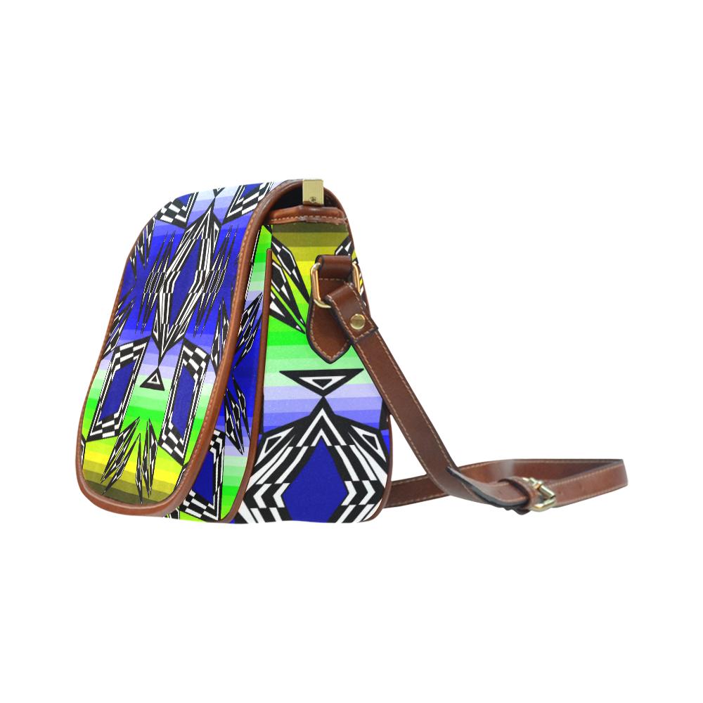 Prairie Fire Spring Saddle Bag/Large (Model 1649) Saddle Bag/Large e-joyer