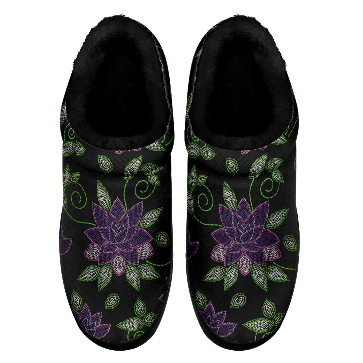Purple Beaded Rose Ikinnii Indoor Slipper 49 Dzine