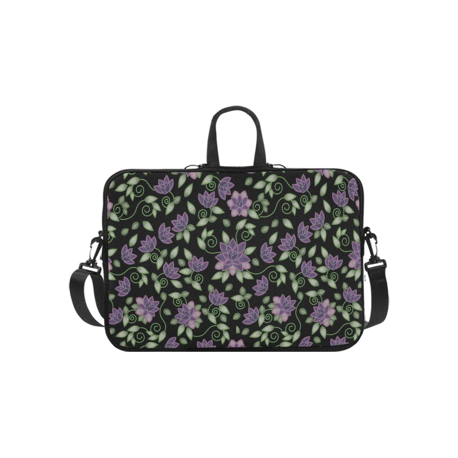 Purple Beaded Rose Laptop Handbags 13" Laptop Handbags 13" e-joyer
