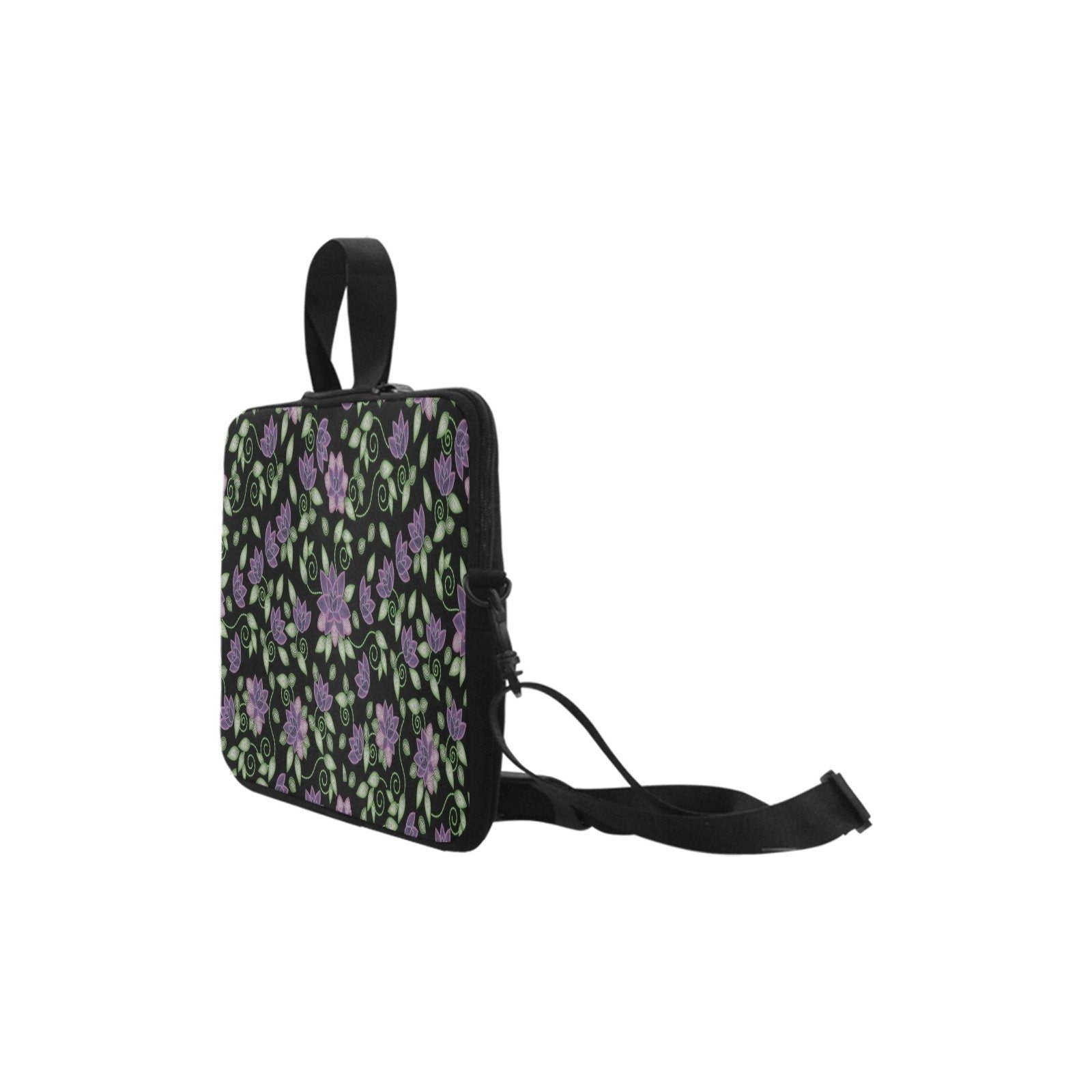 Purple Beaded Rose Laptop Handbags 13" Laptop Handbags 13" e-joyer