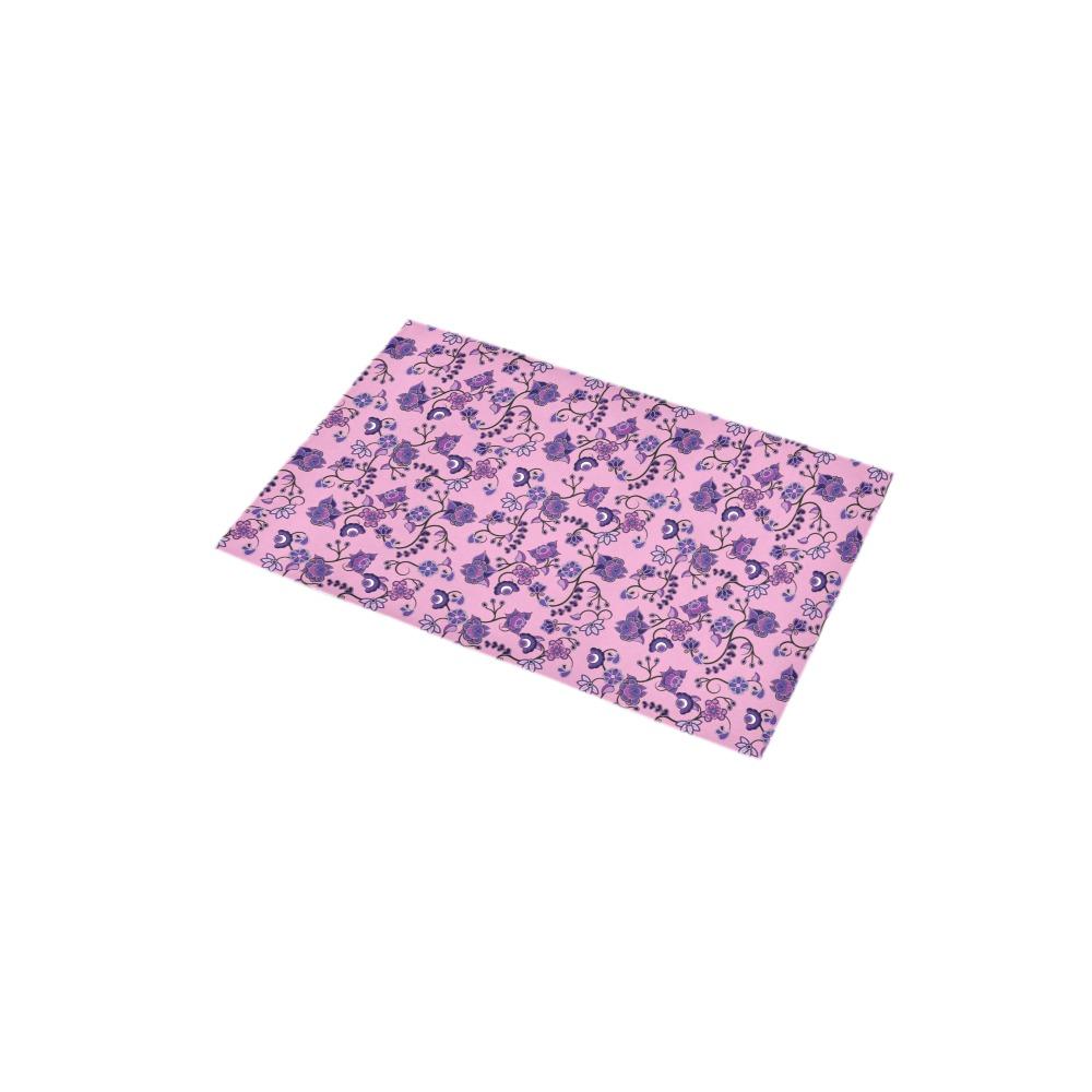 Purple Floral Amour Bath Rug 16''x 28'' Bath Rug 16''x 28'' e-joyer