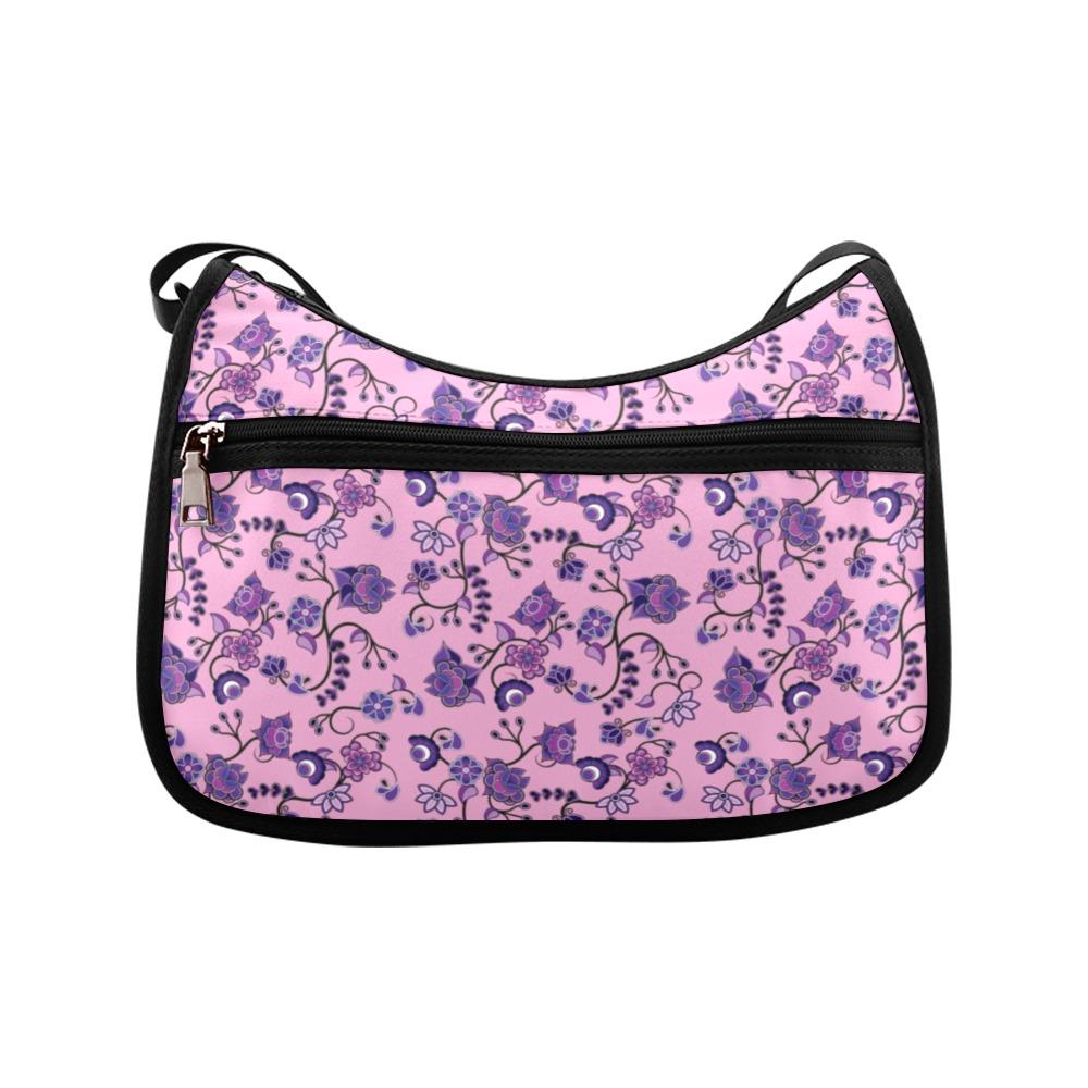 Purple Floral Amour Crossbody Bags (Model 1616) Crossbody Bags (1616) e-joyer