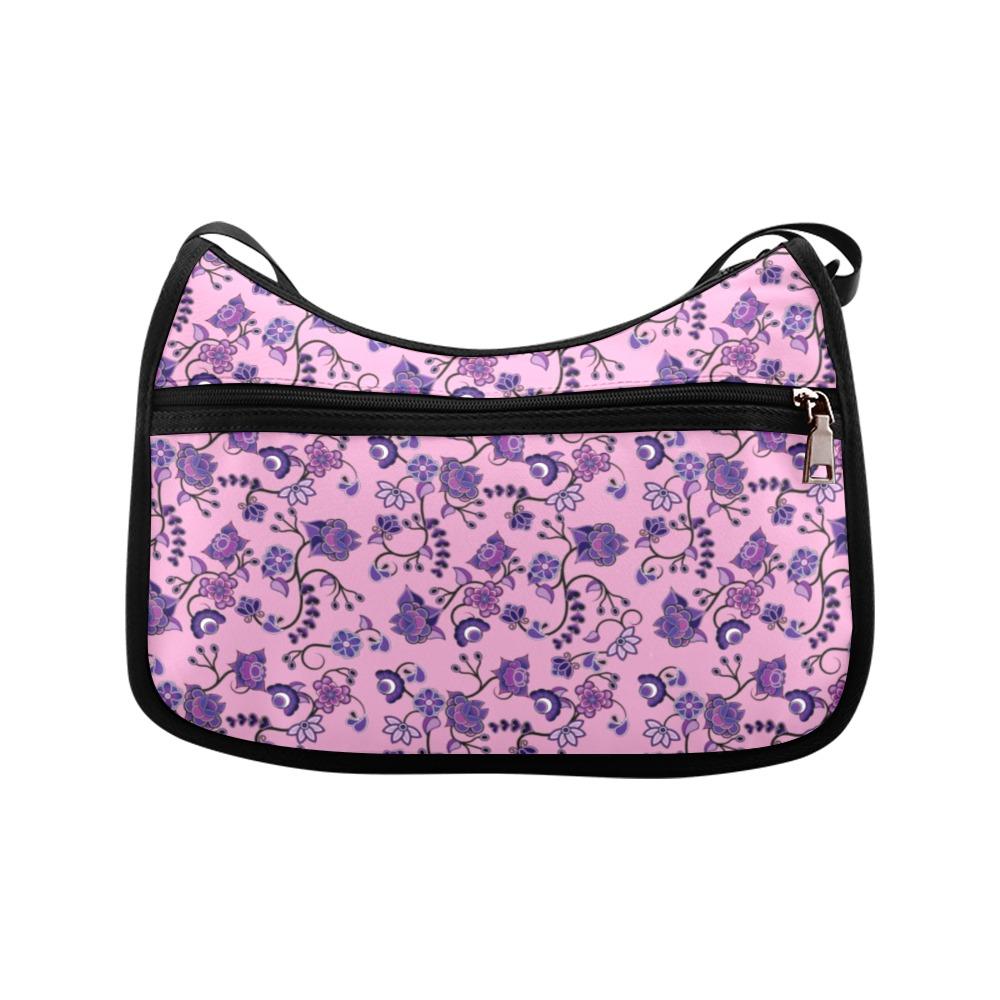 Purple Floral Amour Crossbody Bags (Model 1616) Crossbody Bags (1616) e-joyer