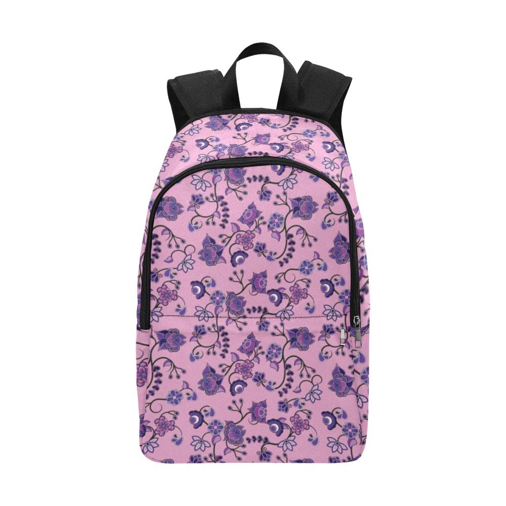 Purple Floral Amour Fabric Backpack for Adult (Model 1659) Casual Backpack for Adult (1659) e-joyer