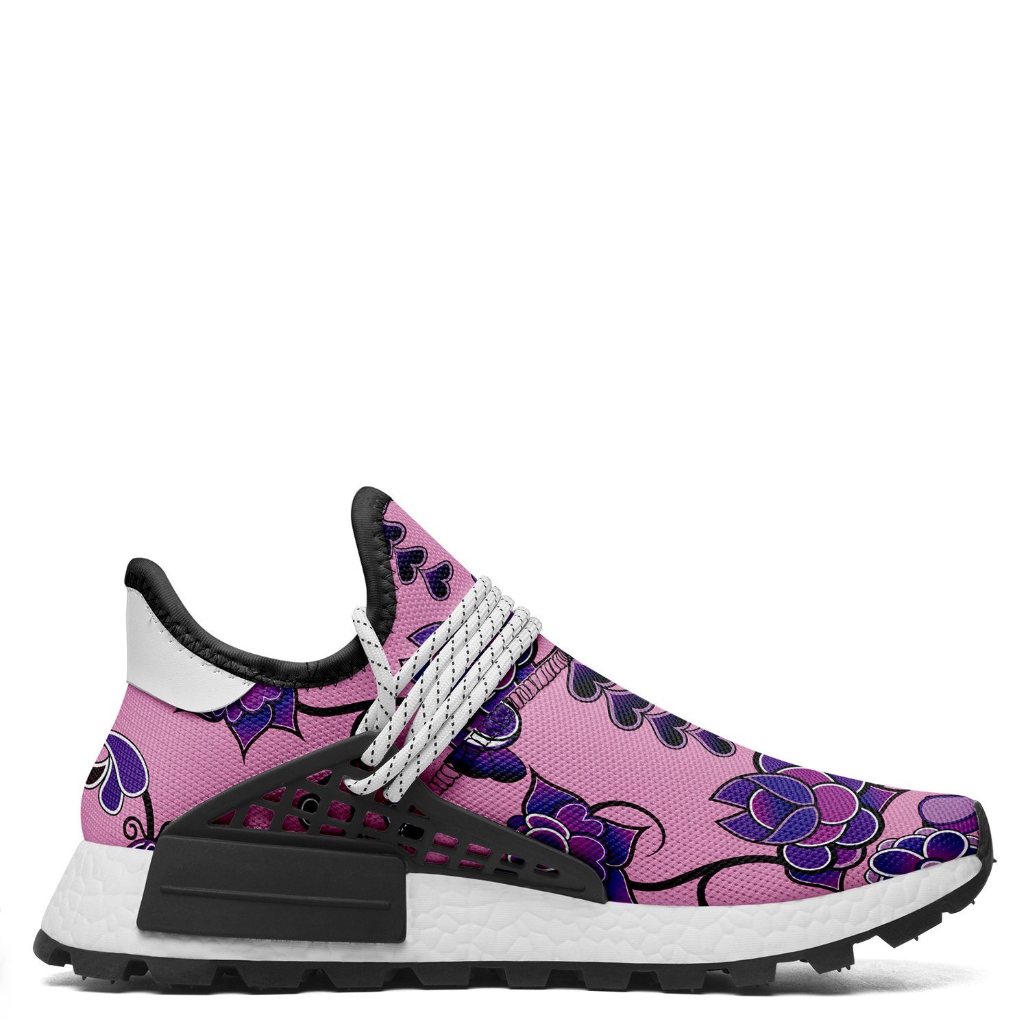Purple Floral Amour Okaki Sneakers Shoes Herman