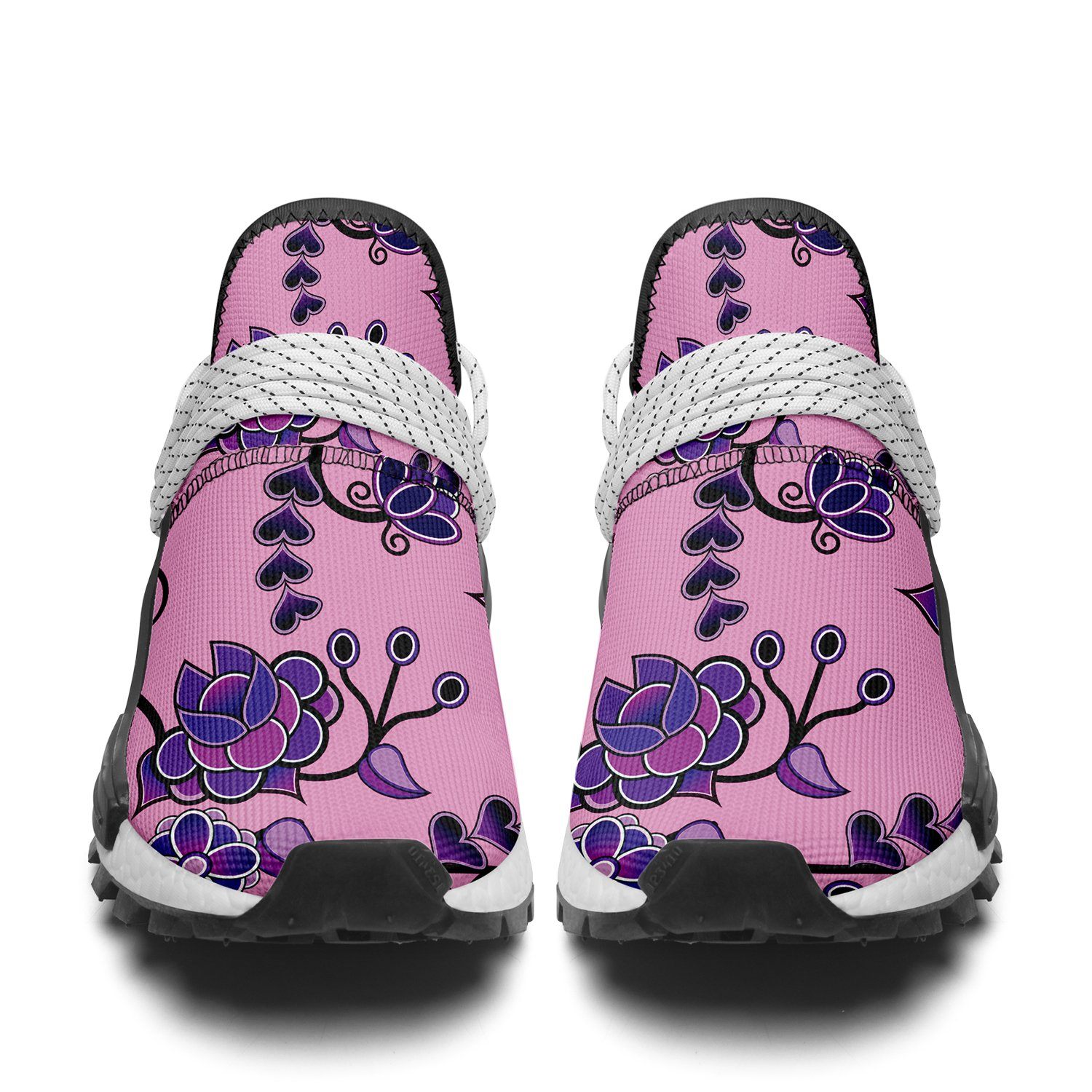 Purple Floral Amour Okaki Sneakers Shoes Herman