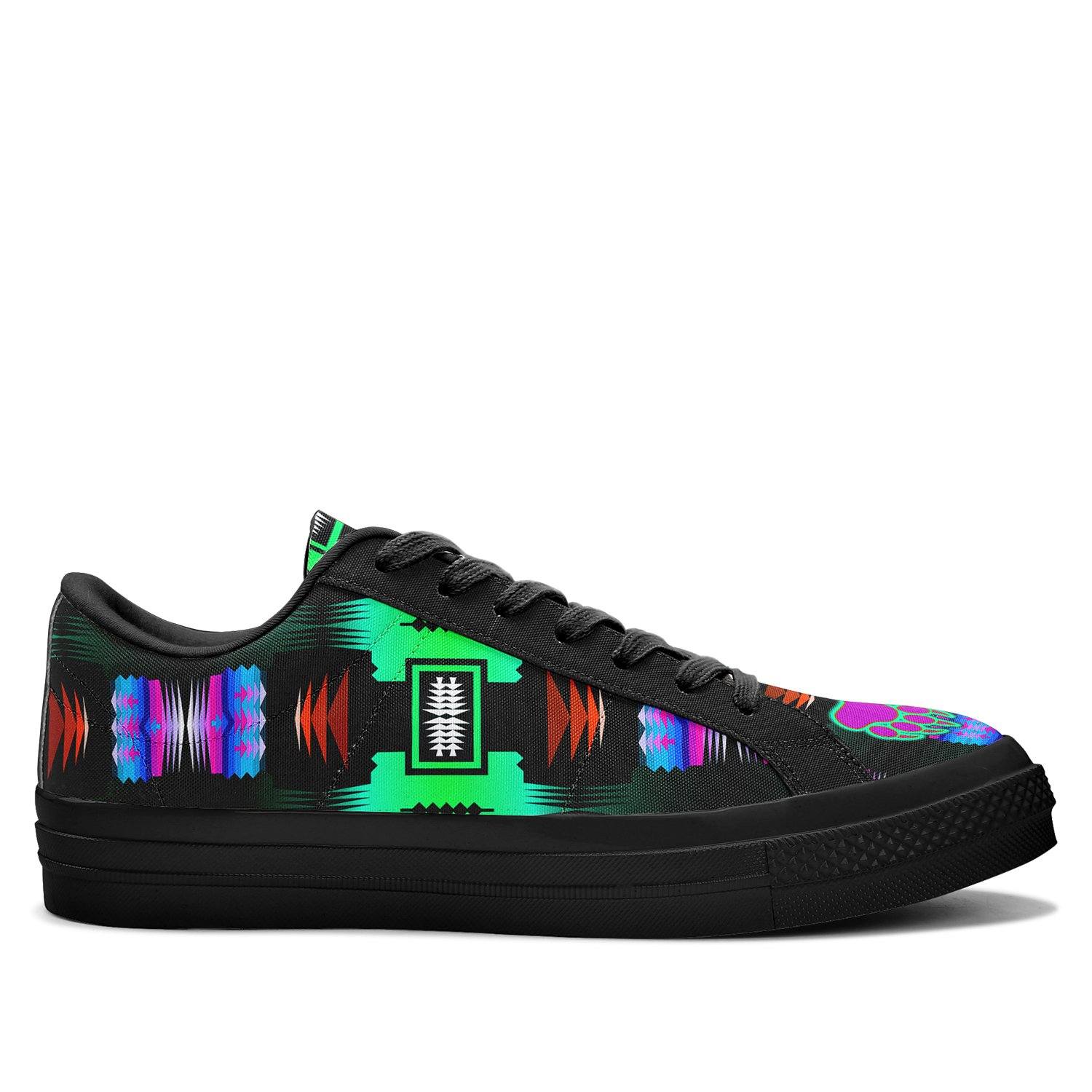 Purple Midnight Bearpaw Aapisi Low Top Canvas Shoes Black Sole 49 Dzine