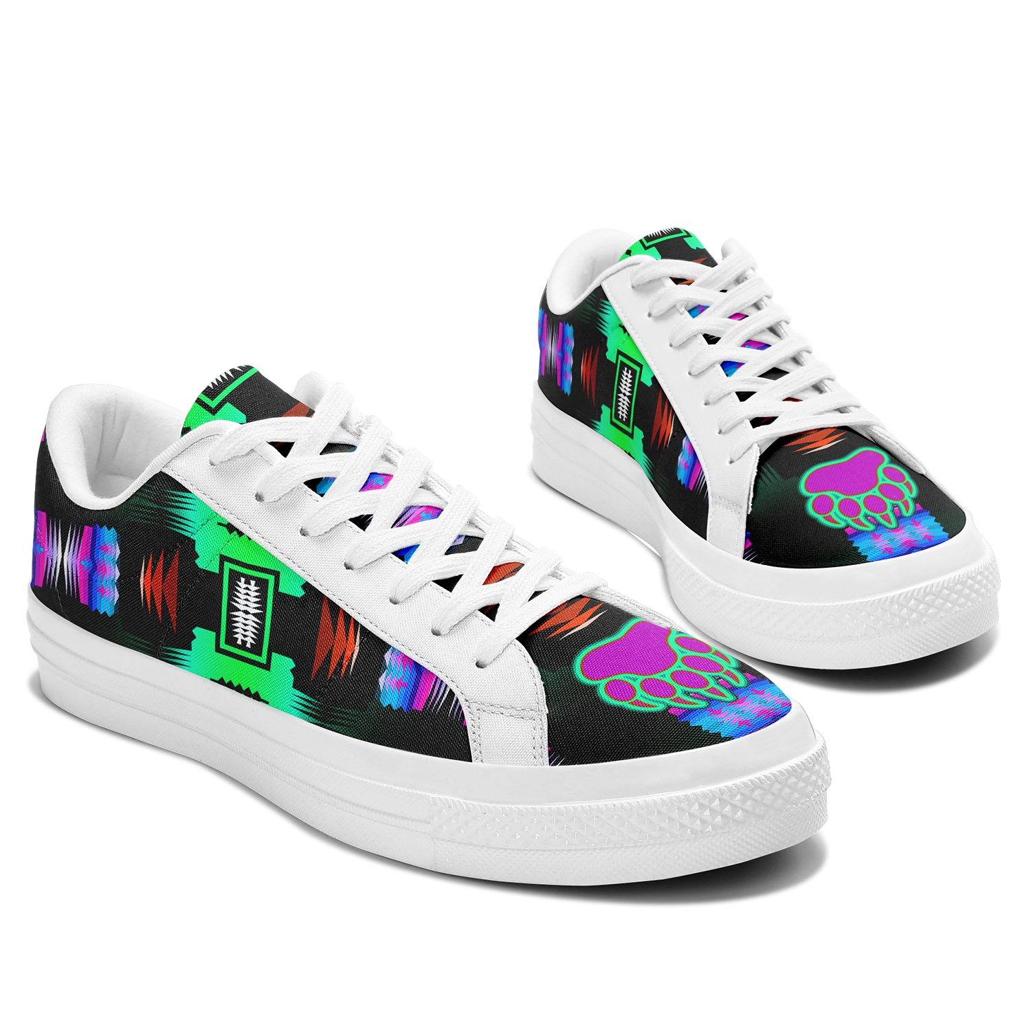 Purple Midnight Bearpaw Aapisi Low Top Canvas Shoes White Sole 49 Dzine
