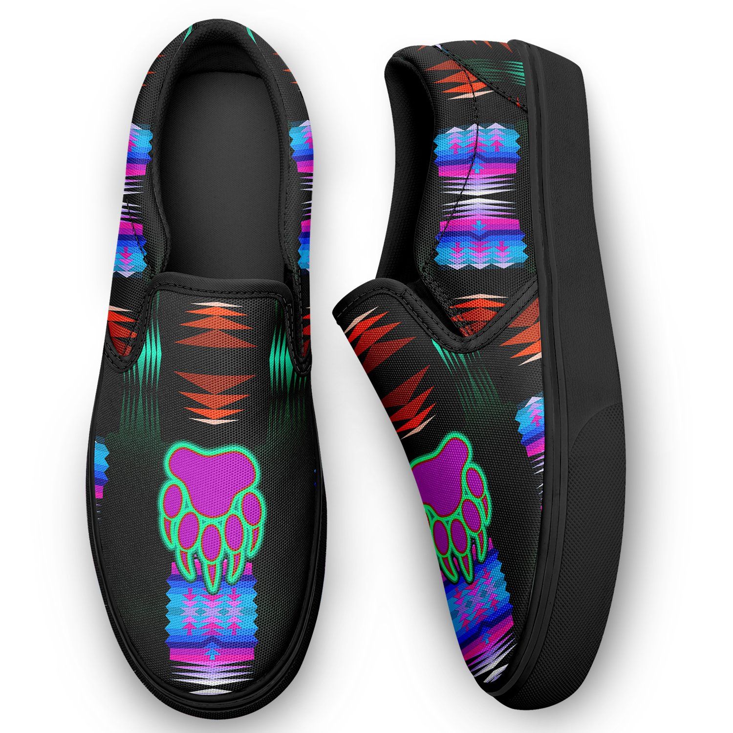 Purple Midnight Bearpaw Otoyimm Canvas Slip On Shoes 49 Dzine
