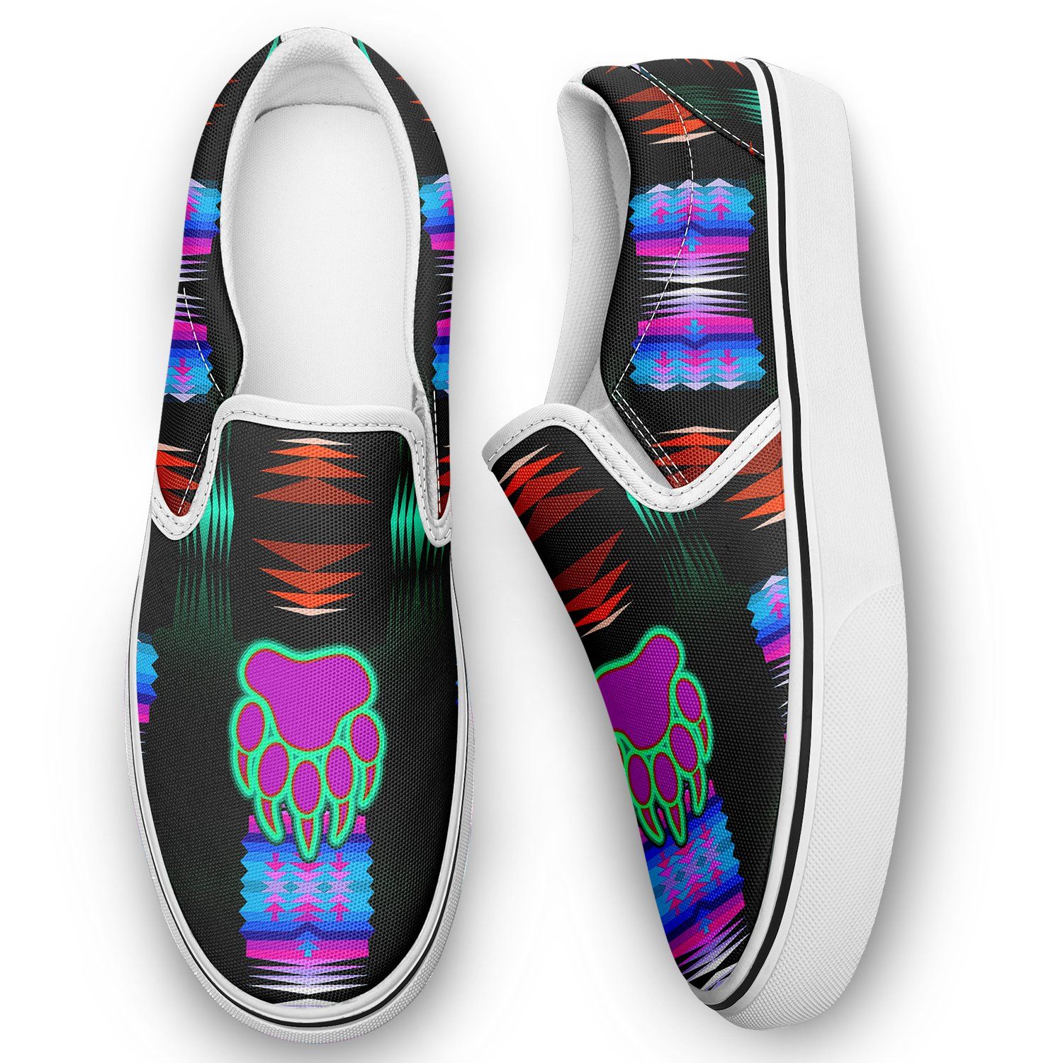Purple Midnight Bearpaw Otoyimm Canvas Slip On Shoes 49 Dzine