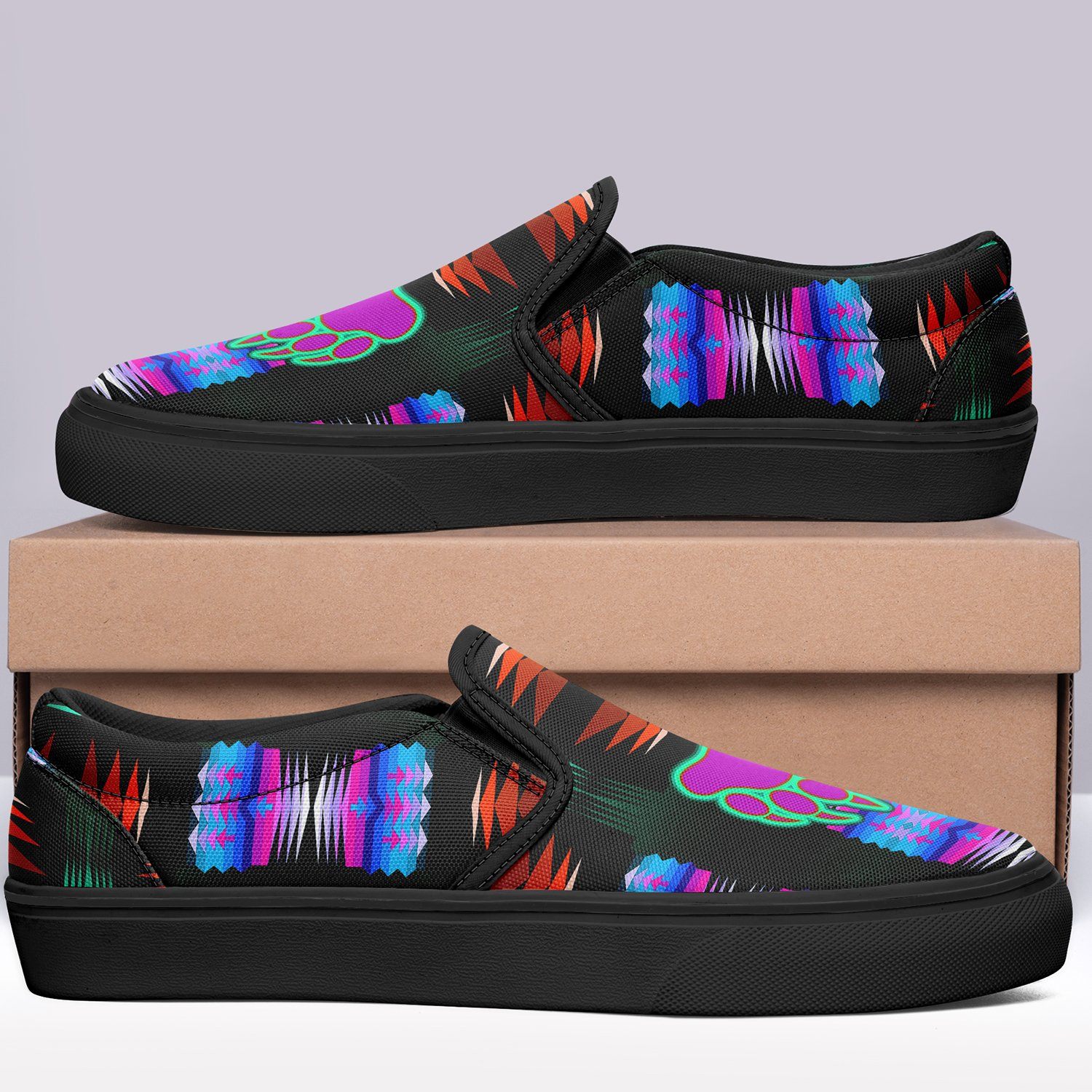 Purple Midnight Bearpaw Otoyimm Canvas Slip On Shoes 49 Dzine