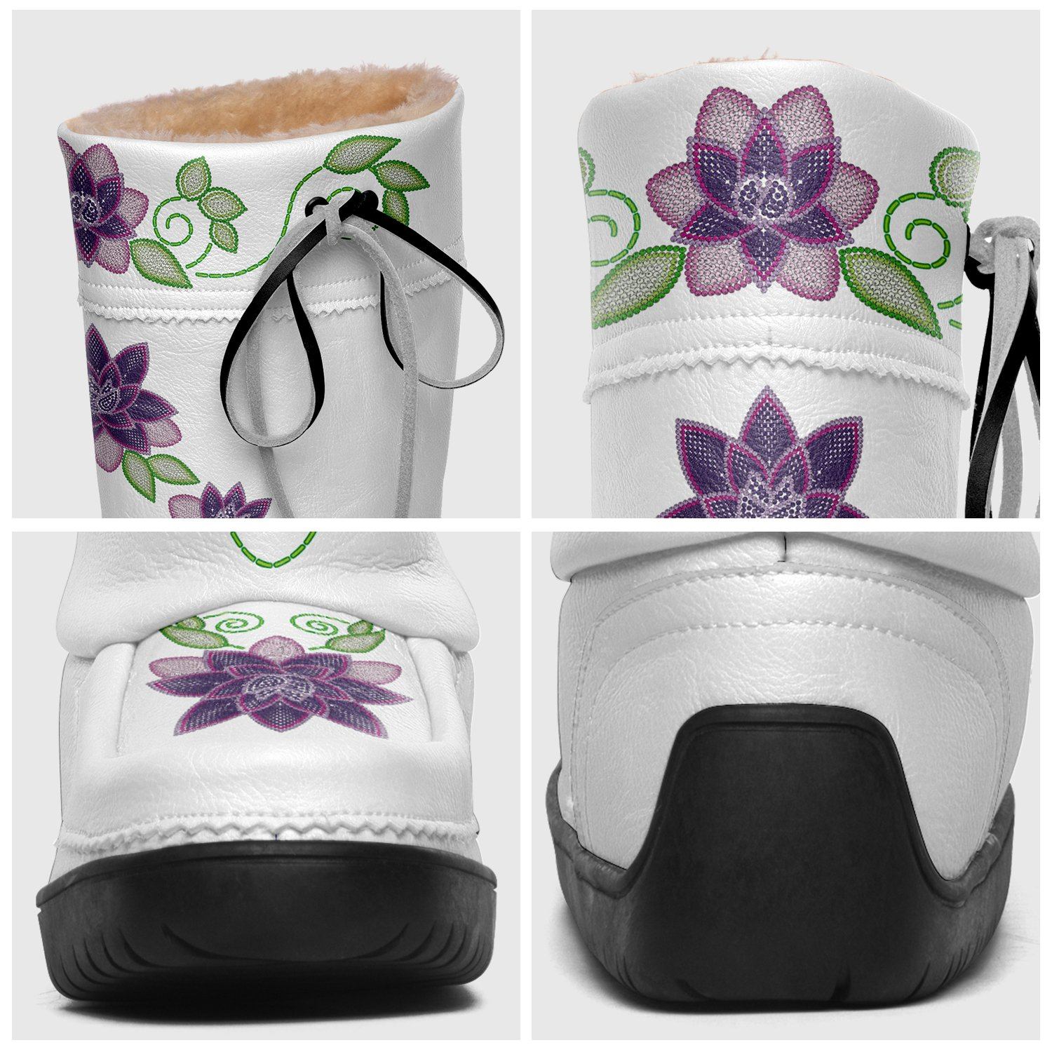 Purple Rose Real Leather MoccaLux 49 Dzine