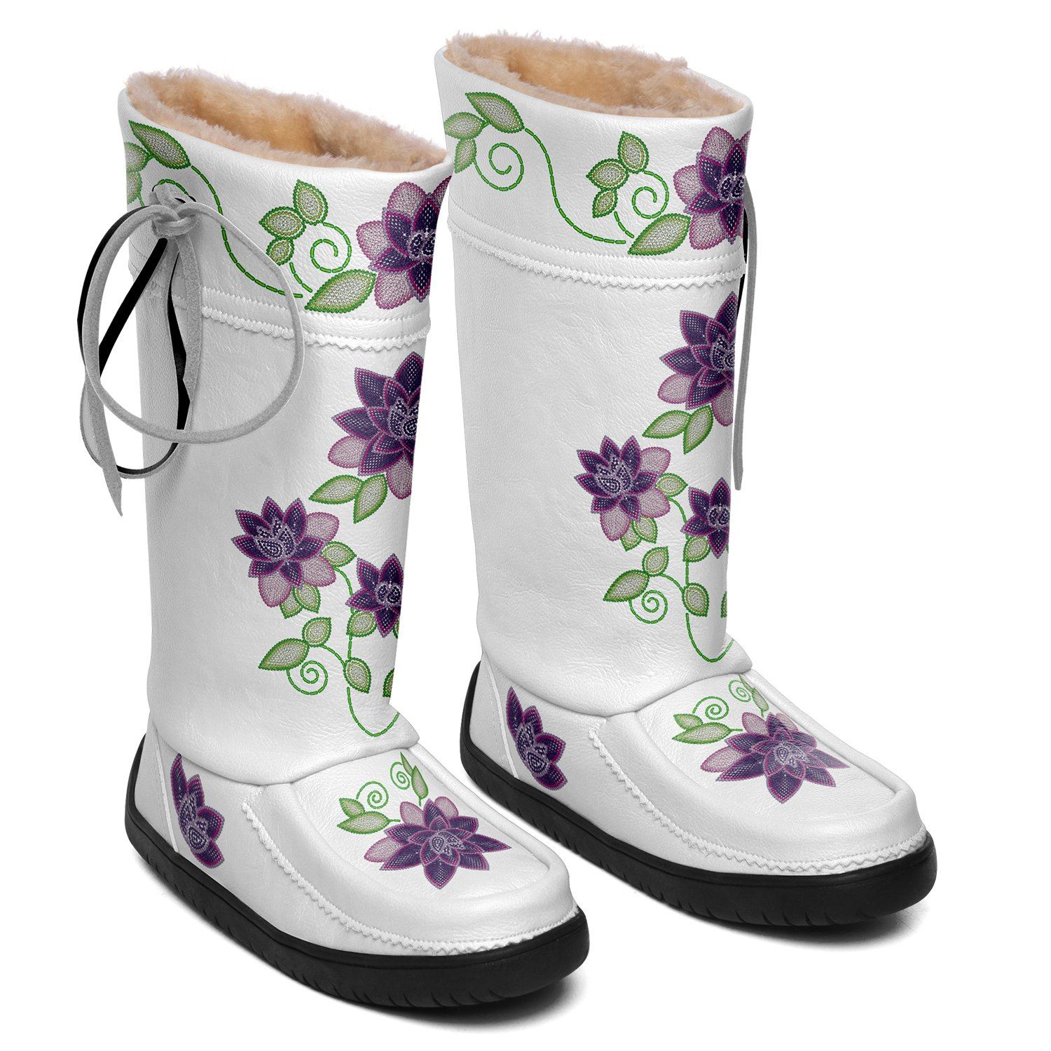 Purple Rose Real Leather MoccaLux 49 Dzine 