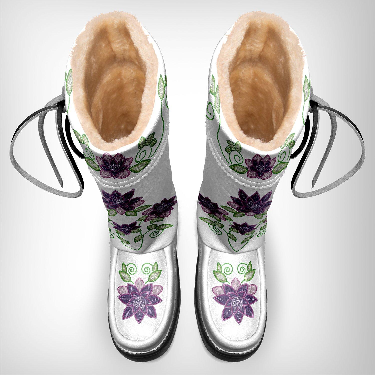 Purple Rose Real Leather MoccaLux 49 Dzine