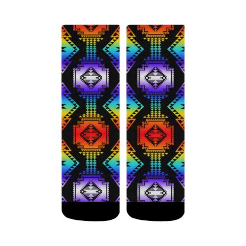 Rainbow Gathering Crew Socks Crew Socks e-joyer