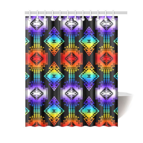 Rainbow Gathering Shower Curtain 60"x72" Shower Curtain 60"x72" e-joyer
