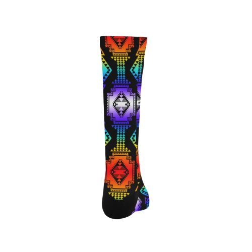 Rainbow Gathering Trouser Socks Socks e-joyer