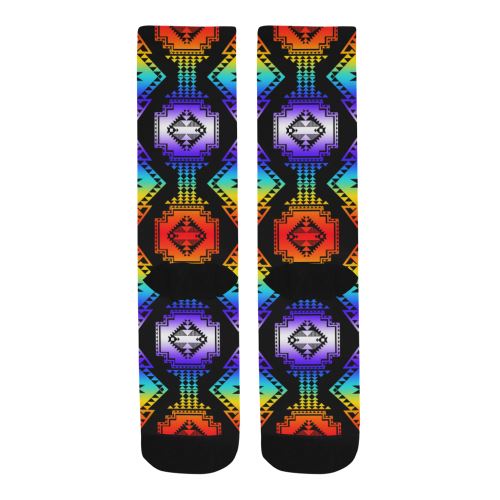 Rainbow Gathering Trouser Socks Socks e-joyer