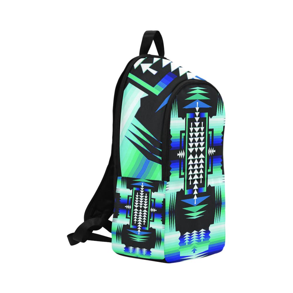 Rainy Skies Sage Large Backpack (Model 1659) Casual Backpack for Adult (1659) e-joyer